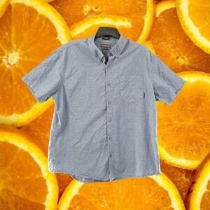 Eddie‎ Bauer Button Down Short Sleeve Dress Shirt Classic Fit